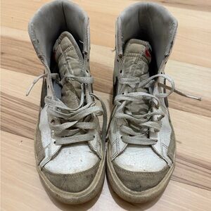 Nike Blazer Mid white trainers #sneakers #lifestyle